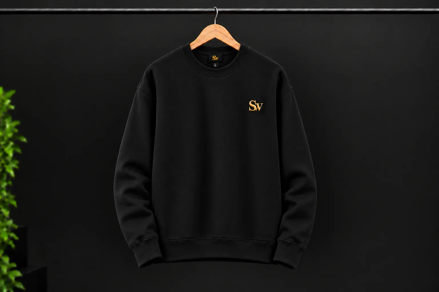 Black colour hoodie